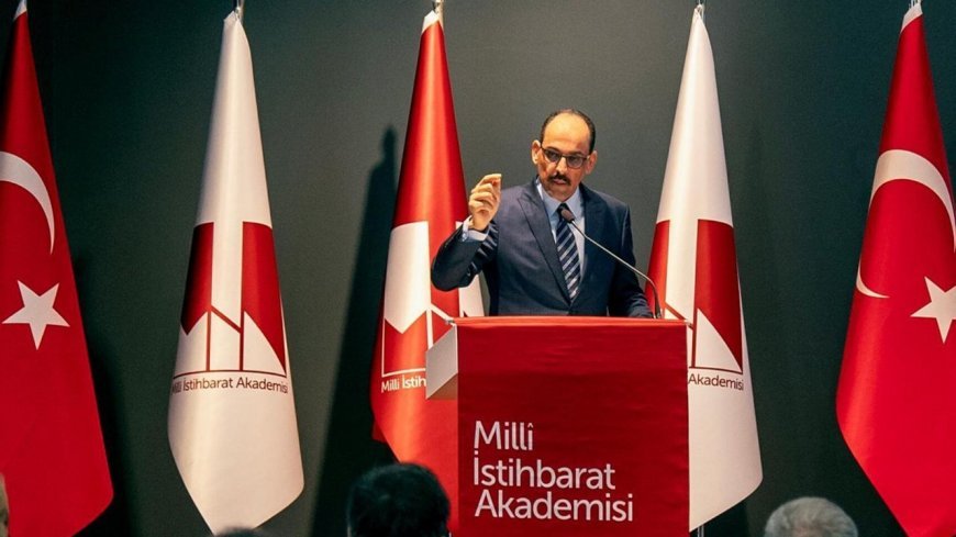 MİT Başkanı İbrahim Kalın, Milli İstihbarat Akademisi'nin ilk dersini verdi!