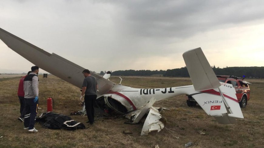 Bursa'da eğitim uçağı kazası: 2 Pilot yaşamını yitirdi