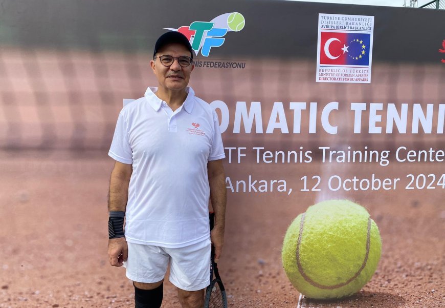 Ankara'da diplomatik tenis turnuvası