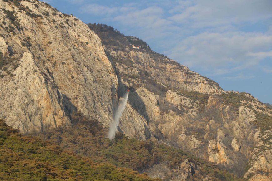 Muğla'daki orman yangını 4'üncü gününde